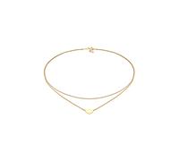 Elli Choker Layer Look Herz Trend 925 Silber 38 Damen