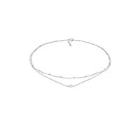 Elli Choker Layer Look Kugelkette Rosenquarz 925 Silber silberfarben Damen