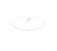 Elli Choker Mondstein Anhänger Basic Trend 925 Silber silberfarben Damen