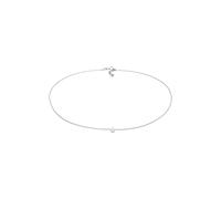 Elli Choker Pink Opal Solitär Anhänger 925 Silber 36 Damen