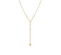Elli Choker Y-Kette Kugel Geo Basic 925 Silber goldfarben Damen