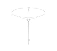 Elli Choker Y-Kette Layer Look Kreis Geo 925er Silber 38 Damen