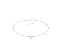 Elli Choker Zirkonia Solitär Basic 925 Sterling Silber Weiß Damen