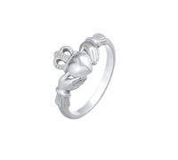 Elli Claddagh Herz Krone Königlich 925 Silber 52 Damen