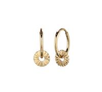 Elli Creole Sun Symbol Sonne 925 Sterling Silber goldfarben Damen