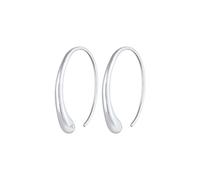 Elli Creole Tropfen Oval Offen Basic 925 Silber silberfarben Damen