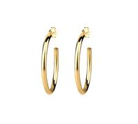 Elli Creolen Basic 925 Silber goldfarben Damen