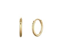 Elli Creolen Basic 925 Sterling Silber goldfarben Damen