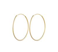 Elli, Ohrringe Basic Creolen Trend Zeitlos 925 Sterling Silber in gold, Schmuck für Damen Gr. OneSize