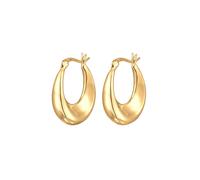 Elli Creolen Elegant Klassik 925 Silber goldfarben Damen