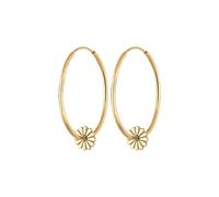 Elli Creolen Hänger Blume Daisy 925 Sterling Silber OneSize Damen