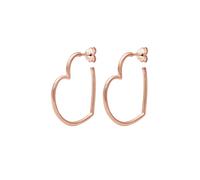 ELLI Damen Ohrringe 'Herz' rosegold, Größe One Size, 4113284 Rosegold One Size