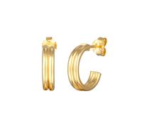 Elli Creolen Ohrstecker 925 Silber OneSize Damen