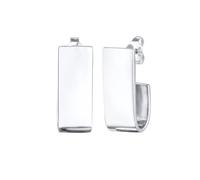 Elli Creolen Ohrstecker Modern Zeitlos 925 Silber OneSize Damen