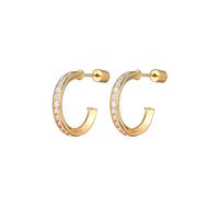 Elli Creolen Ohrstecker Zirkonia 925 Silber OneSize Damen