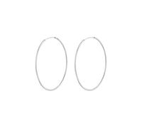 Elli Creolen Rund Basic Klassisch 925 Silber silberfarben Damen