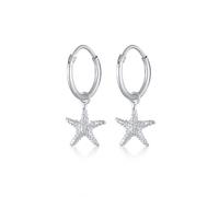 Elli Creolen Seestern Meer Maritim 925 Sterling Silber silberfarben Damen
