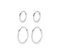 Elli Creolen Set 925 Sterling Silber silberfarben Damen