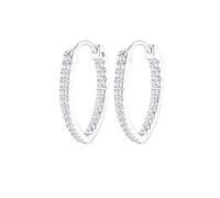 ELLI Damen Ohrringe 'Oval' silber, Größe One Size, 4090934 Silber One Size