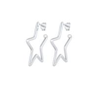 Elli Creolen Stern Astro Verspielt Filigran 925 Silber silberfarben Damen