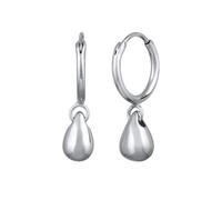 Elli Creolen Tropfen Drop Zeitlos 925 Sterling Silber silberfarben Damen