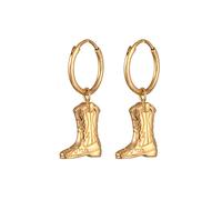 Elli Creolen Westernstiefel 925 Sterling Silber vergoldet OneSize Damen