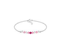 Elli Armband Kinder Beads Kristalle 925Er Silber, pink Pink