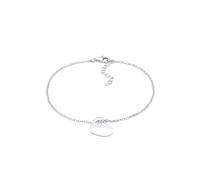 Elli Damen Armband mit Herz Symbol Liebe Cut-Out in 925 Sterling Silber - 18cm Länge