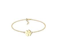 Elli Damen-Armband mit Kleeblatt-Symbol, Glücksbringer, aus 925er Sterlingsilber