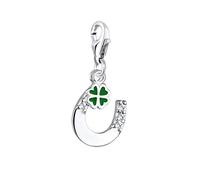 Elli Charm Glücksbringer Swarovski® Kristalle 925 Silber Home & Lifestyle Anhänger Produkte (1.0 st)