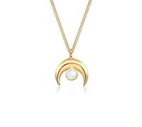 Elli Damen-Collier Versilbert Mondstein