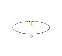 Elli Damen Halskette Choker mit Kristalle vergoldet