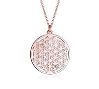 Elli Damen-Halskette Ornament Lebensblume Floral 925