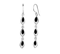 Elli Damen Ohrhänger Feder 925 Sterling Silber 3201528