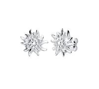 Elli Damen Ohrringe Wiesn Oktoberfest Edelweiss Filigran in 925 Sterling Silber