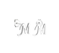 Elli Paar Ohrstecker »Buchstaben M Anfangsbuchstabe 925 Silber«, Buchstabe
