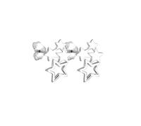 Elli Damen-Ohrstecker Sterne 925 Sterling Silber 0310391011