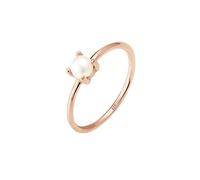 Elli Damen-Ring 925 Silber Frischwasser-Zuchtperle 0603453117