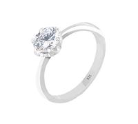 Ring Solitärring Zirkonia 925 Sterling Silber Elli Weiß 4N116/10X56