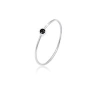 Elli Damen Ring Stacking Elegant Schlicht mit Kristall