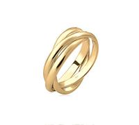 Elli Damen Ring Wickelring Trio Basic Blogger Trend in 925 Sterling Silber