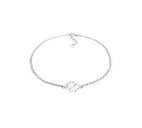 Elli Damen Schmuck Armband Gliederarmband Kleeblatt Glücksbringer Glück Talisman Silber 925 Länge 18 cm