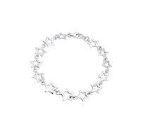Elli Damen Schmuck Armband Gliederarmband Stern Astro Trend Blogger Trend Himmel Silber 925 Länge 19 cm