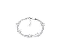 Elli Damen Schmuck Armband Strangarmband 3-Lagig Sterne Astro Trend Himmel Blogger Silber 925 Länge 18 cm