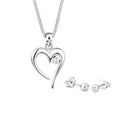 Elli Damen-Schmuckset: Halskette + Ohrringe