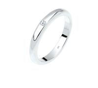 Elli DIAMONDS 925 Sterling Silber Diamant ct 0.03 Verlobungsring 54 Damen