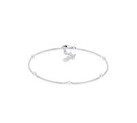Armband ELLI DIAMONDS "Elegant Klassisch Diamant (0.025 ct.) 925 Silber" Armbänder Gr. 20 cm, mit Diamanten, Silber 925 (Sterlingsilber), weiß (weiß, weiß) Damen Armbänder (043163-0)