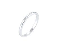 Elli DIAMONDS Bandring Diamant (0.045 ct) 925 Sterling Silber 54 Damen