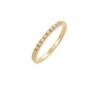 Elli DIAMONDS Bandring Verlobung Diamant (0.04 ct.) 585 Gelbgold 56 Damen