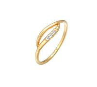 Elli DIAMONDS Diamant Elegant Stylish 0.045 ct. 585 Gelbgold 56 Damen